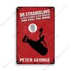 British Movie Poster Dr. Strangelove Metal Sign Retro Metal Poster Home Cafe Club Shop Home Bar Metal Plaque Industrial Decor