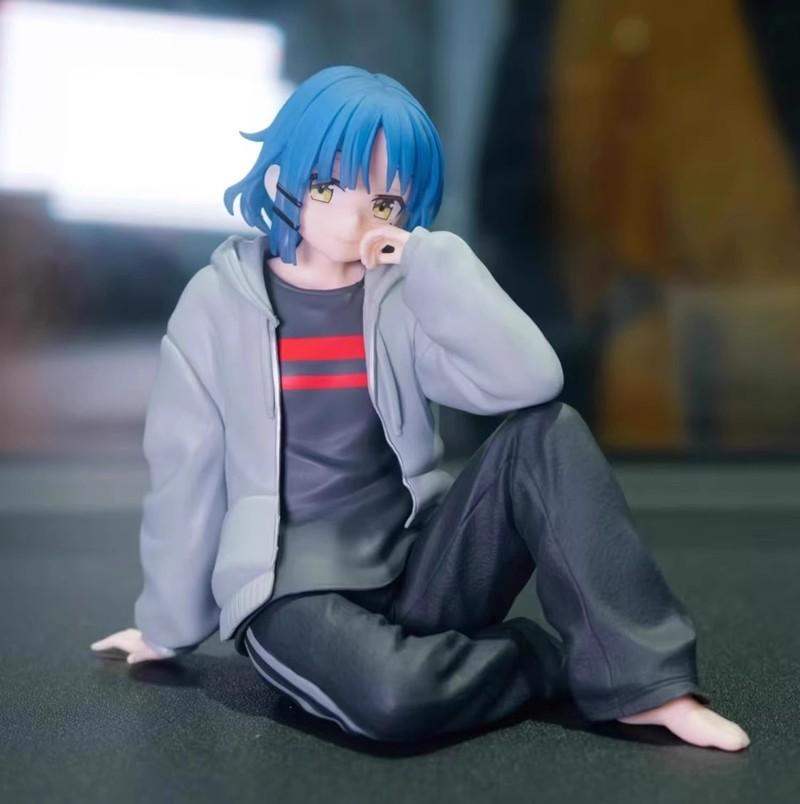 13Cm Anime Bocchi The Rock Dc Ryō Yamada Home Clothing Gk Figures Computer Case Decoration Model Doll Boy Toy Gift Collectible