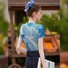 Bailuyu Women's Printed Knit Short Sleeve T-Shirt