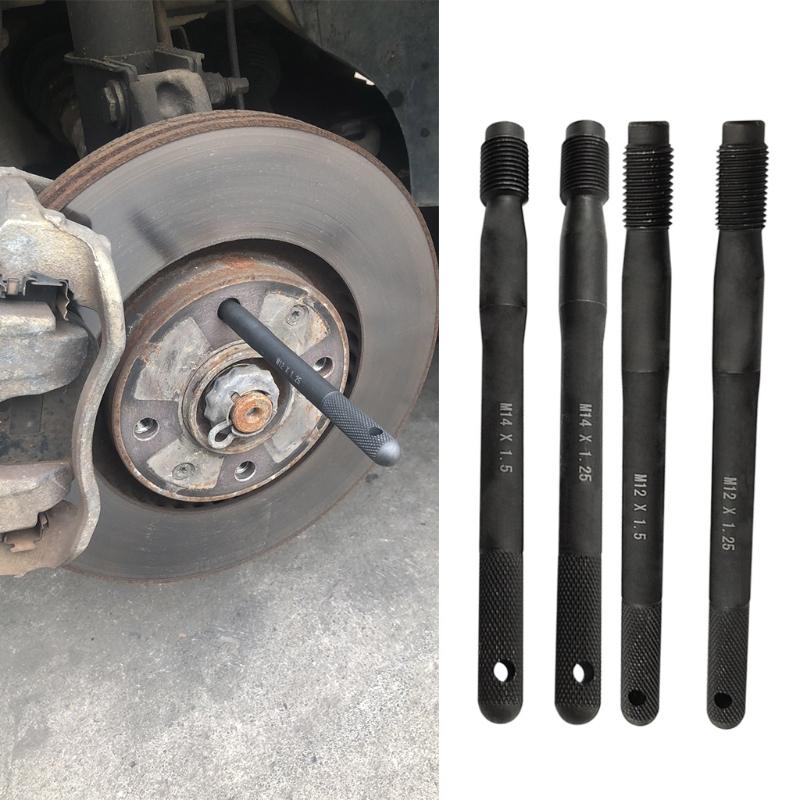 Wheel Hanger Alignment Pin Guide Tool Wheel Lug Bolt Automotive Mechanic Tool for Car Trunk M12X1.25/1.5 M14X1.25/1.5