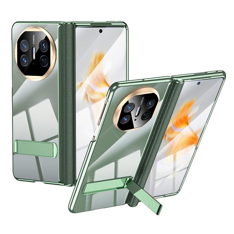Applicable to Huawei MateX3 mobile phone case and film integrated electroplating transparent shaft all-inclusive hinge protection X5 bracket case