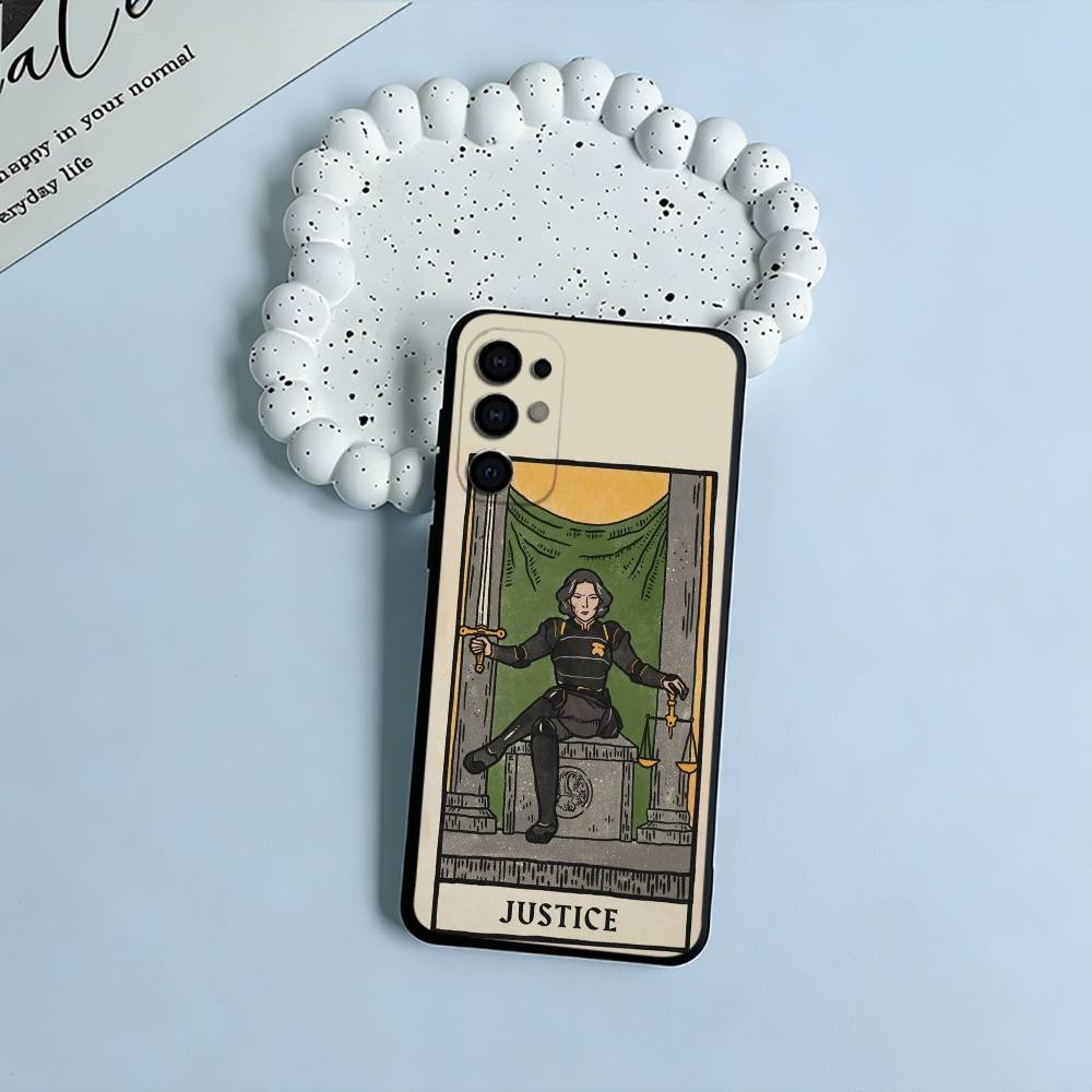 Avatar Tarot Black Soft Silicone Phone Case for Samsung S25, S24, S21, S22, S23, S30, Ultra, S20, Plus, FE, Lite