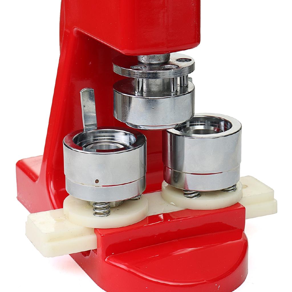 25mm Größe Button Maker Herstellungsmaschine 1-1/2" 25mm Größe Form+500 Plastik Anstecknadeln Material Button Maker Neu