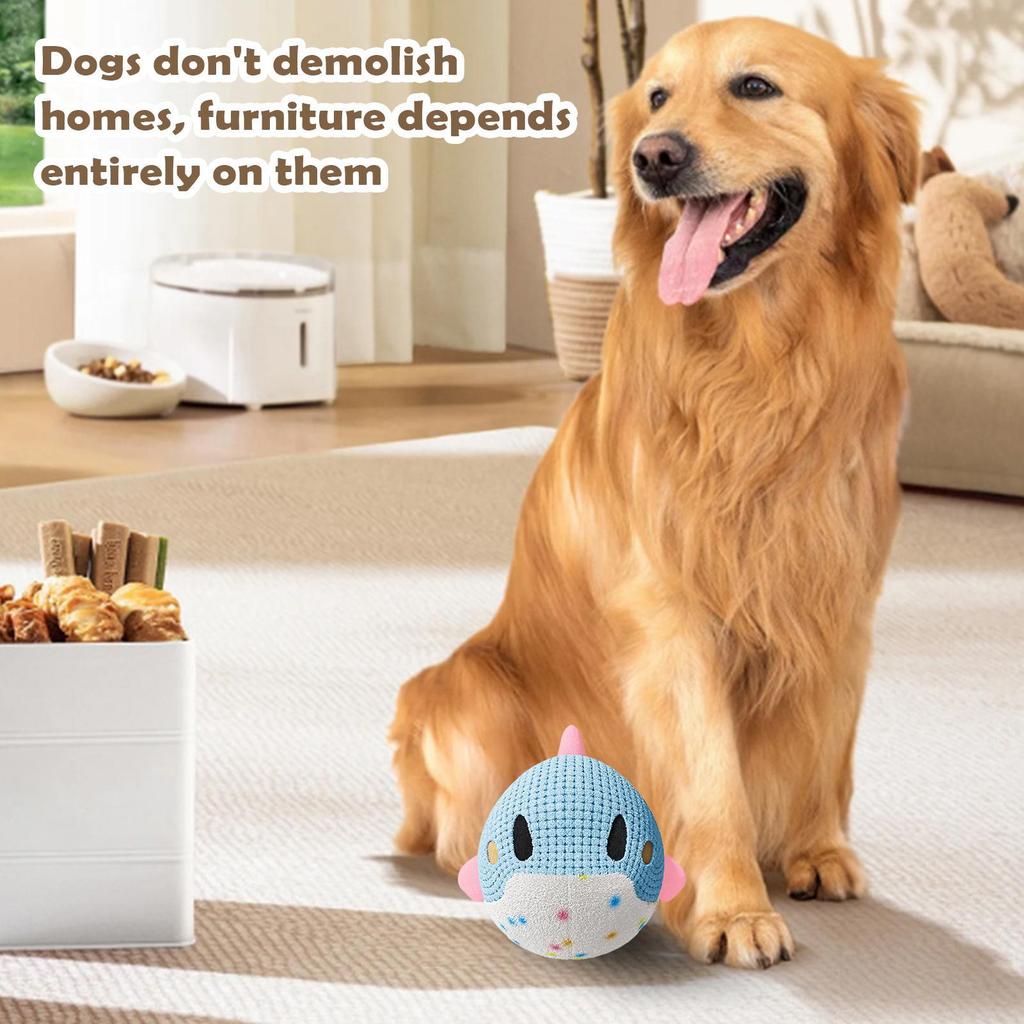 Interactive Ball For Dogs Animal Shaped Smart Rolling Toy Rechargeable Moving Puppy Balls For Enrichment Stimulation Boredom