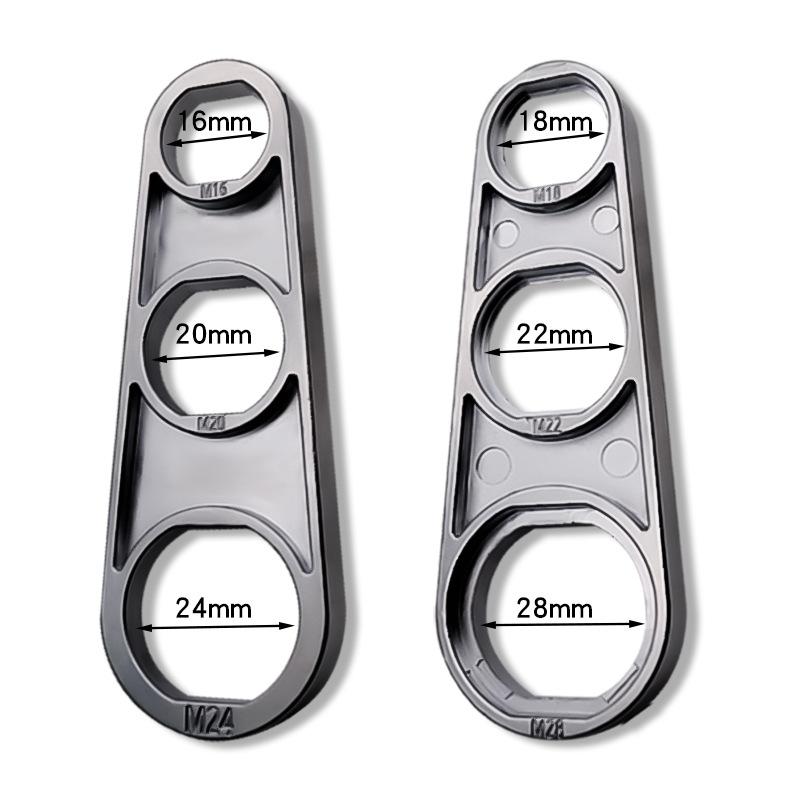 1 Stück Sechs-in-eins-Schlüssel, Schlüssel zum Entfernen von Wasserhahn-Perlatoren, Werkzeug zum Entfernen des Wasserauslasses, Universalschlüssel