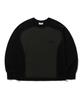 Bieseulaebis Laser Logo Washed Long Sleeve T-Shirt Charcoal