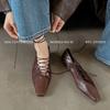 Blogger recommendation~ niche designer high-quality ballet shoes European and American style sheepskin low-heeled Mary Jane shoes