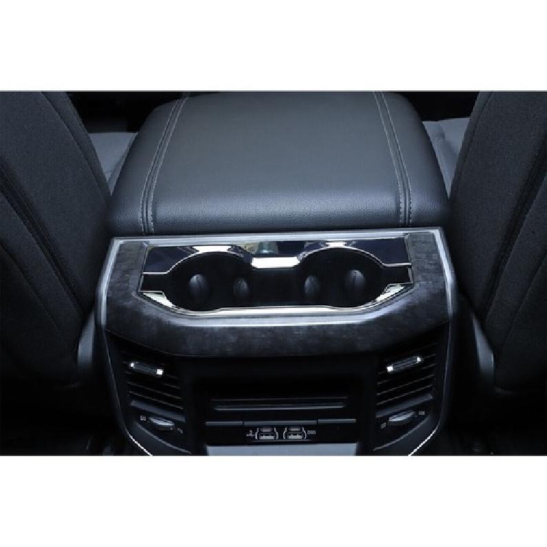 Chrome Style Rear Drinking Glass Frame Cover Trim For Dodge Ram 1500 2018-2022