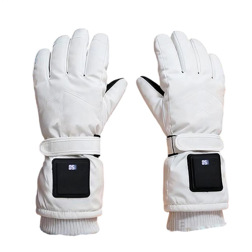 

Electric Heated Gloves 1 Pair Breathable Windproof USB Plug-in Heated Gloves for Winter for Skiing Cycling Hiking Fishing
