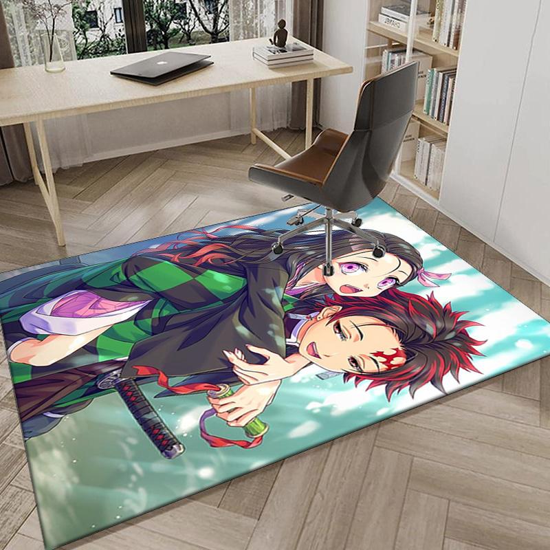Anime Slayer Adventure  Carpet, Chair Rug,Rug for Office Bedroom Living Rooms, Doormat Decor Fan Gift Christmas Gift