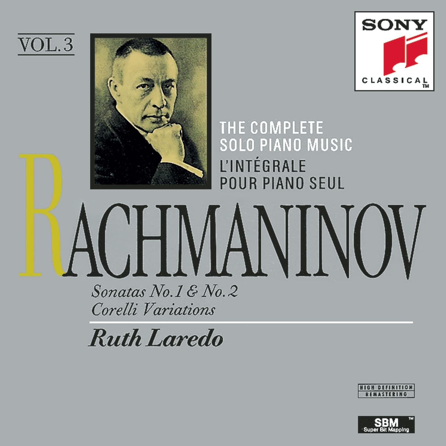 

CD RACHMANINOFF; LAREDO, RUTH - Solo Piano Music 3 Non Japan Classical Used