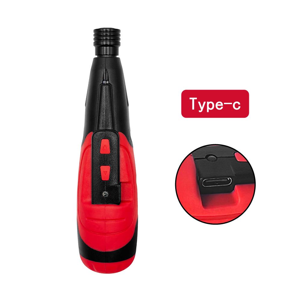 

3,6 В аккумуляторная электрическая отвертка с литиевой батареей и набором инструментов для ремонта с прямой ручкой