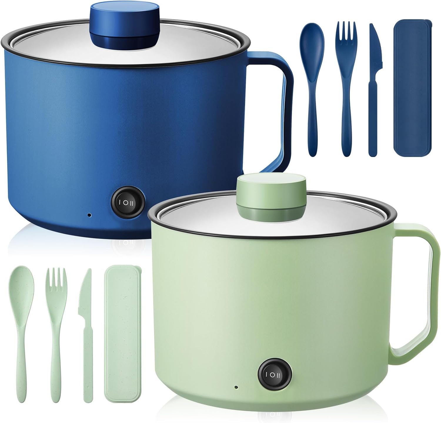 

Cooker Hot Pot Electric Dual Power Noodle Cooker, Boil Dry Protection, Nonstick, United States