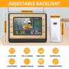Multifunctional High Precise Digital Weather Monitor With Temperature Humidity Monitor And Barometric Pressure Sensors