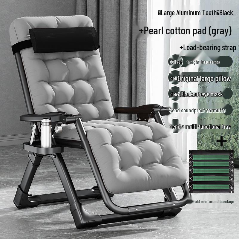 Premium Reclining Backrest Chair for Relaxing and Sleeping, Foldable for Home & Balcony Use