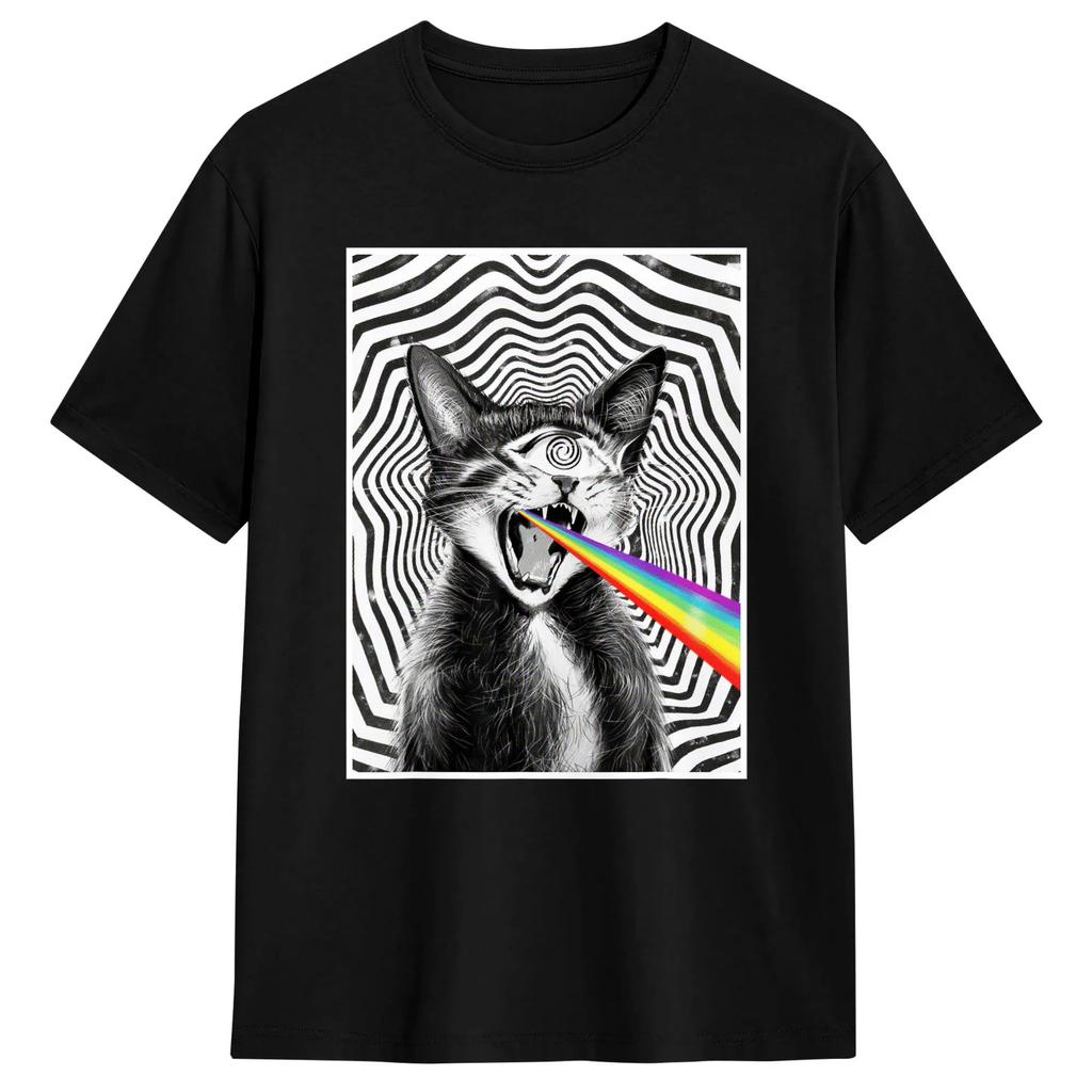Oversized T Shirt Cat Stack Rainbow Lesbian Gay Pride Ally Lgbt 100 Cotton Tshirts Fashion Tshirt For Unisex Summer Top Tees