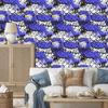 Graffiti wallpaper with elements for living room and bedroom 50x1000