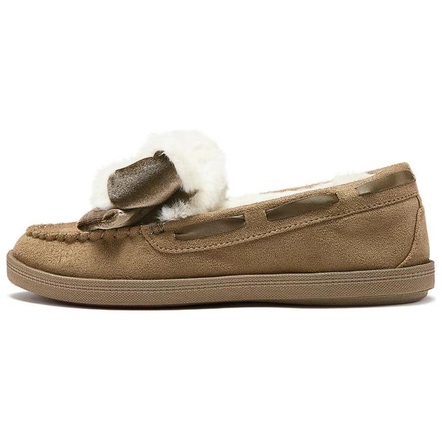 Skechers Modern Comfort Winter Fashion Comfortable Low-Top Casual Shoes Women sneaker Brown 169013-CSNT 35