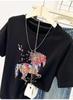 Plus Size Women's Short-Sleeve Casual Slimming T-Shirt - Summer Round Neck Versatile Top