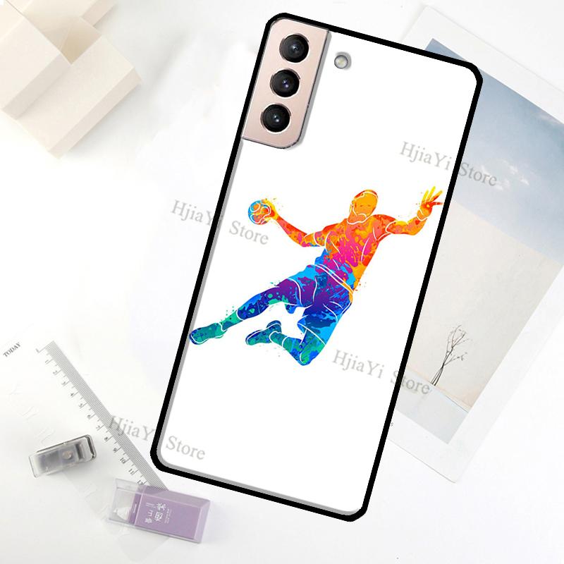 Handball Sport Case For Samsung Galaxy S23 Ultra Note 20 10 S9 S10 Plus S20 S21 FE S22 Ultra Phone Cover