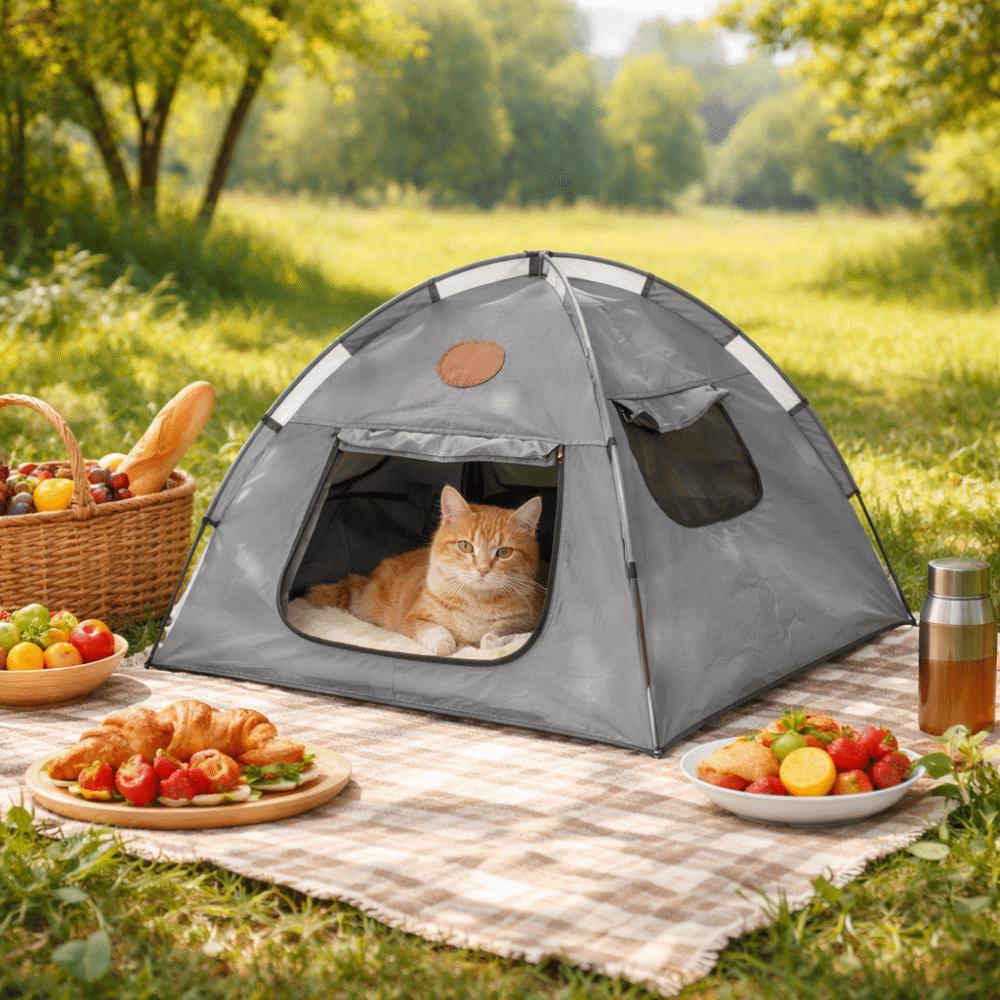 Breathable Pet Nest Tent Folding Cat Sleep House Portable Pet Kennel  Four Seasons