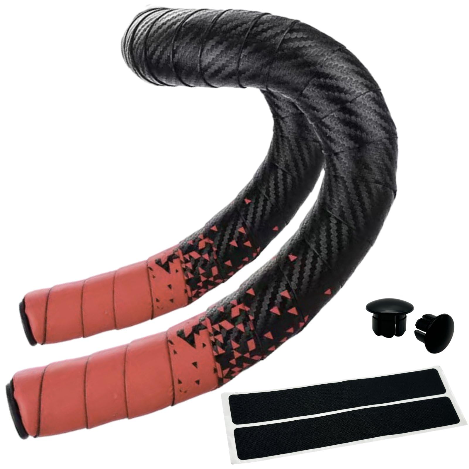 MARUHADO Bicycle Bar Tape Road Bike Drop Handlebar Tape Left Length: 2150mm, Width: 30mm, Thickness: 3mm
