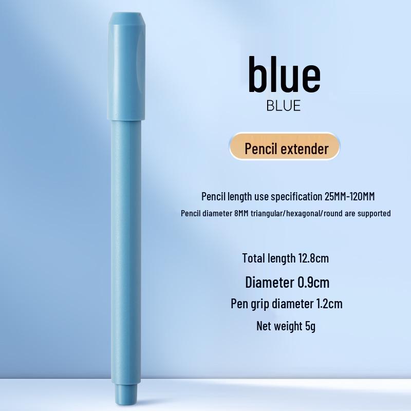 Dual-Head Metal and Wooden Pencil Extender