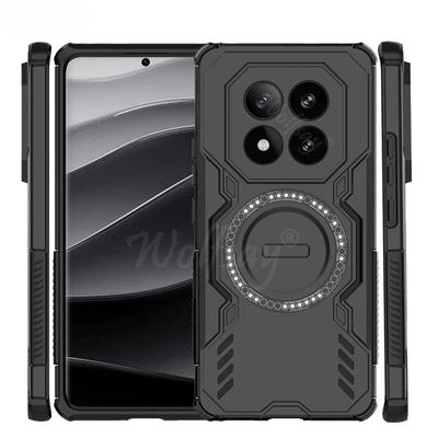 Hülle für Redmi Note 14 Pro Plus Magnetische Adsorption Kabellose Ladeabdeckung Redmi Note14 Pro+ Hülle für Redmi Note 14 Pro Plus Hülle