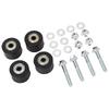 4PCS Chain Roller Guide Set High Performance Iron Bearing Steel for YFZ 350 Banshee 1987 To 2006 Black