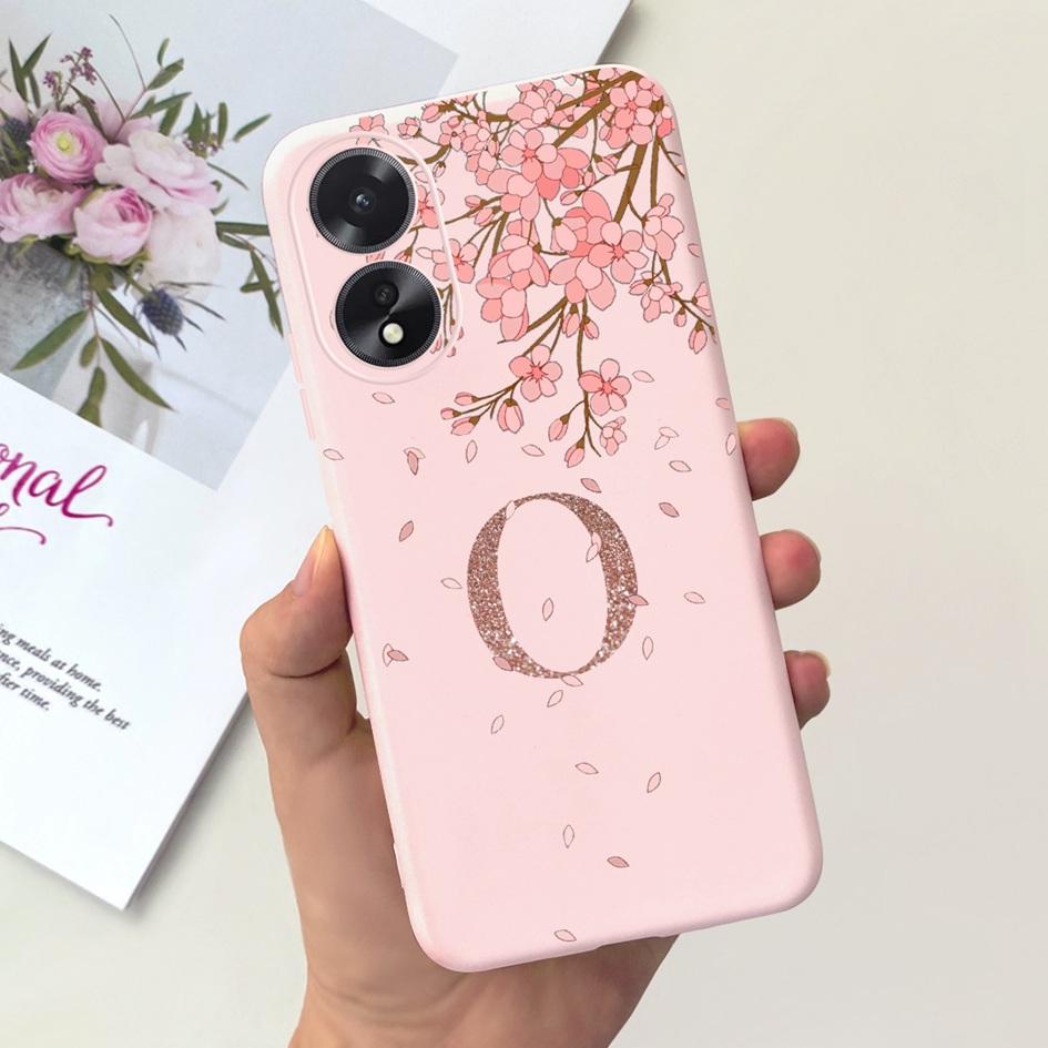 For OPPO A38 4G Case Cute Crown Letters Shockproof Silicone Soft Phone Back Cover For OPPO A18 Funda OPPOA38 A 38 CPH2579 Bumper