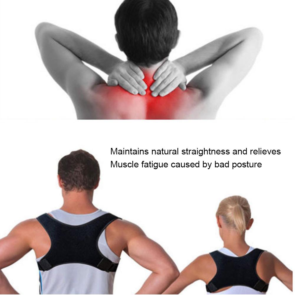 Men Women Hunchback   Corrector   Shoulder Back Support Brace Belt