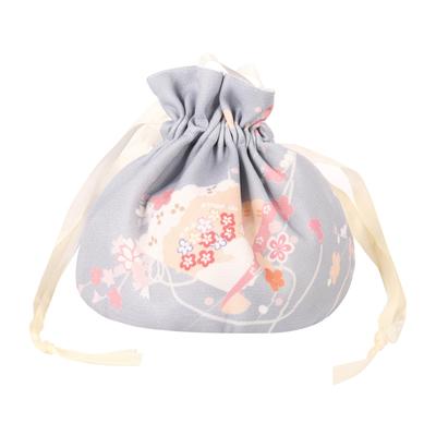 [OTAKUMARKET] Yukata Bag, Drawstring Pouch, for Children and Women, Kimono Accessory Case, for Shichi-Go-San, Graduation Ceremony, Coming-of-Age