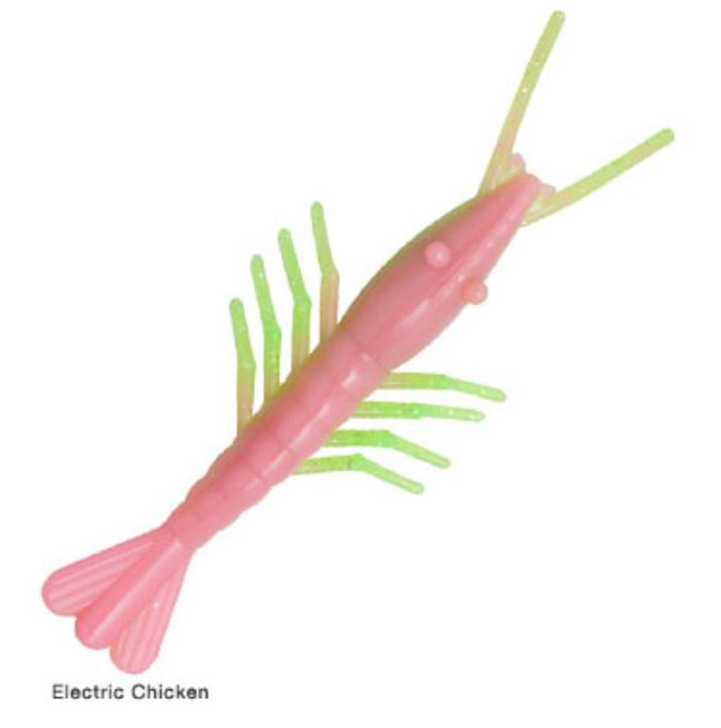 Zman Měkká nástraha s vůní Shrimpz 4 palce 5/balení Electric Chicken (5551)