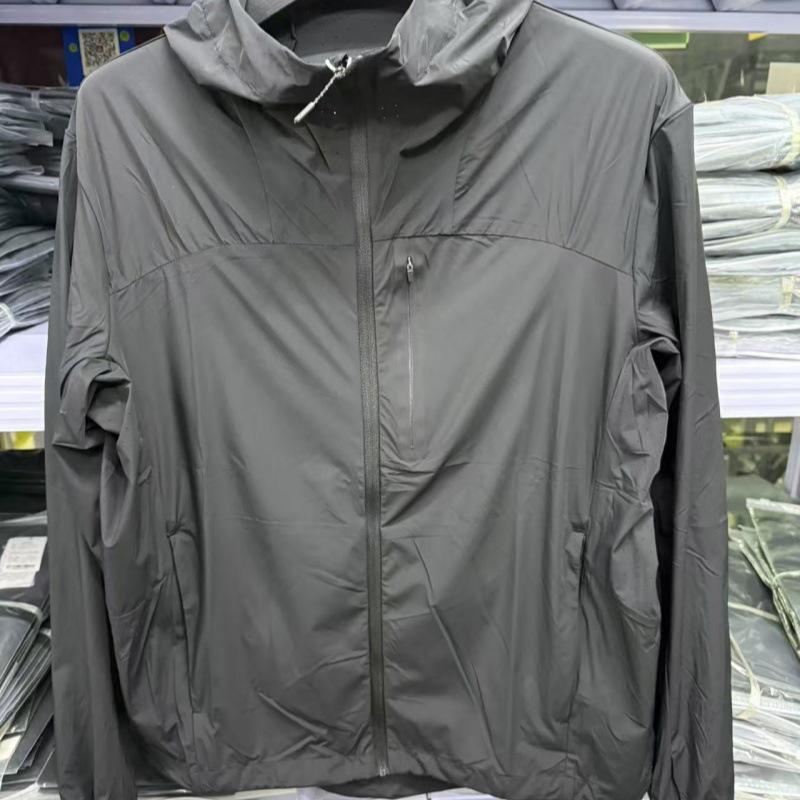 Unisex Summer Ice Silk Sun Protection Hoodie - Trendy, Lightweight Jacket for Outdoor Sports and Casual Wear.