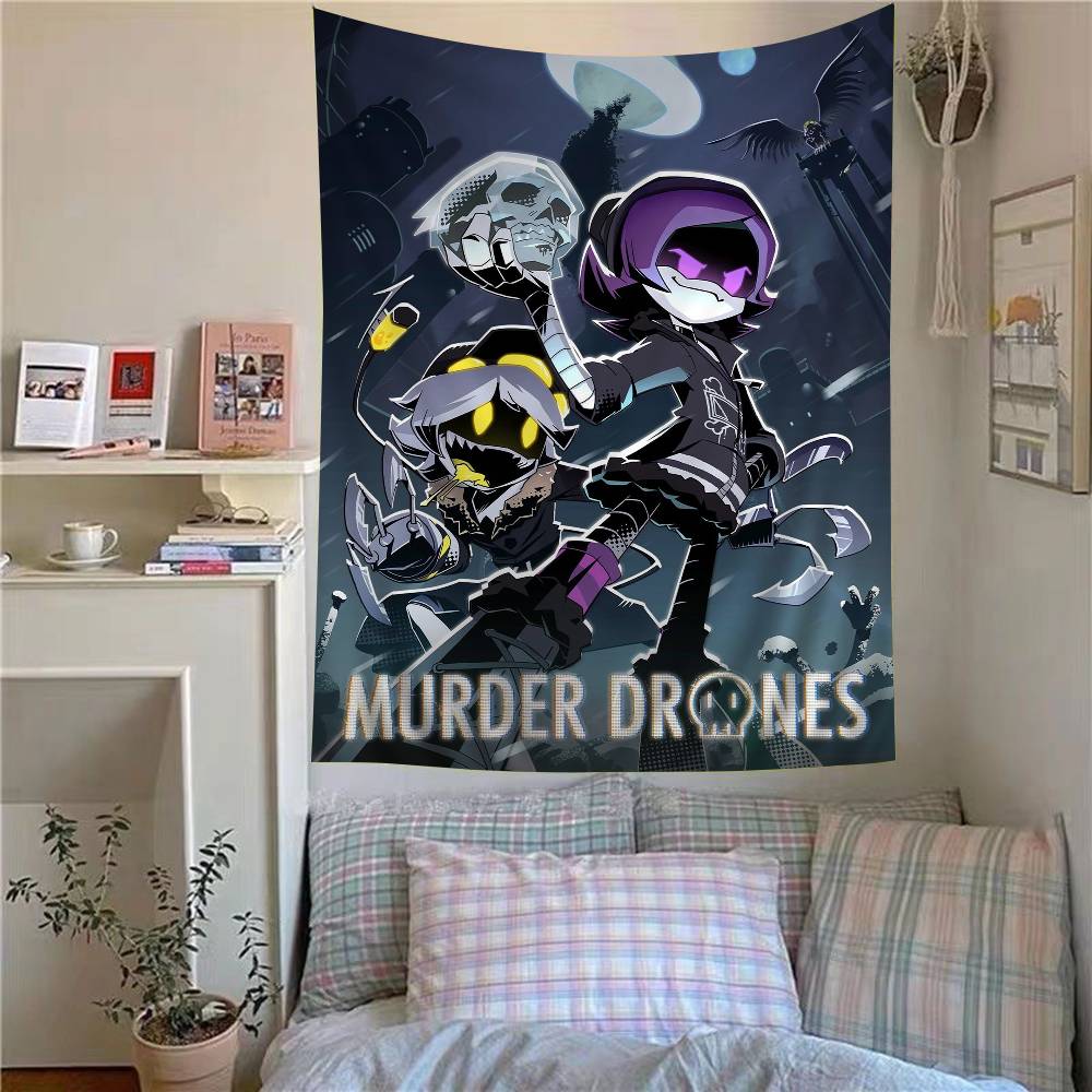 Anime Vražedné Drony Kreslená Nástěnná Tapiserie Dekorace Domácnost Domácí Dekor