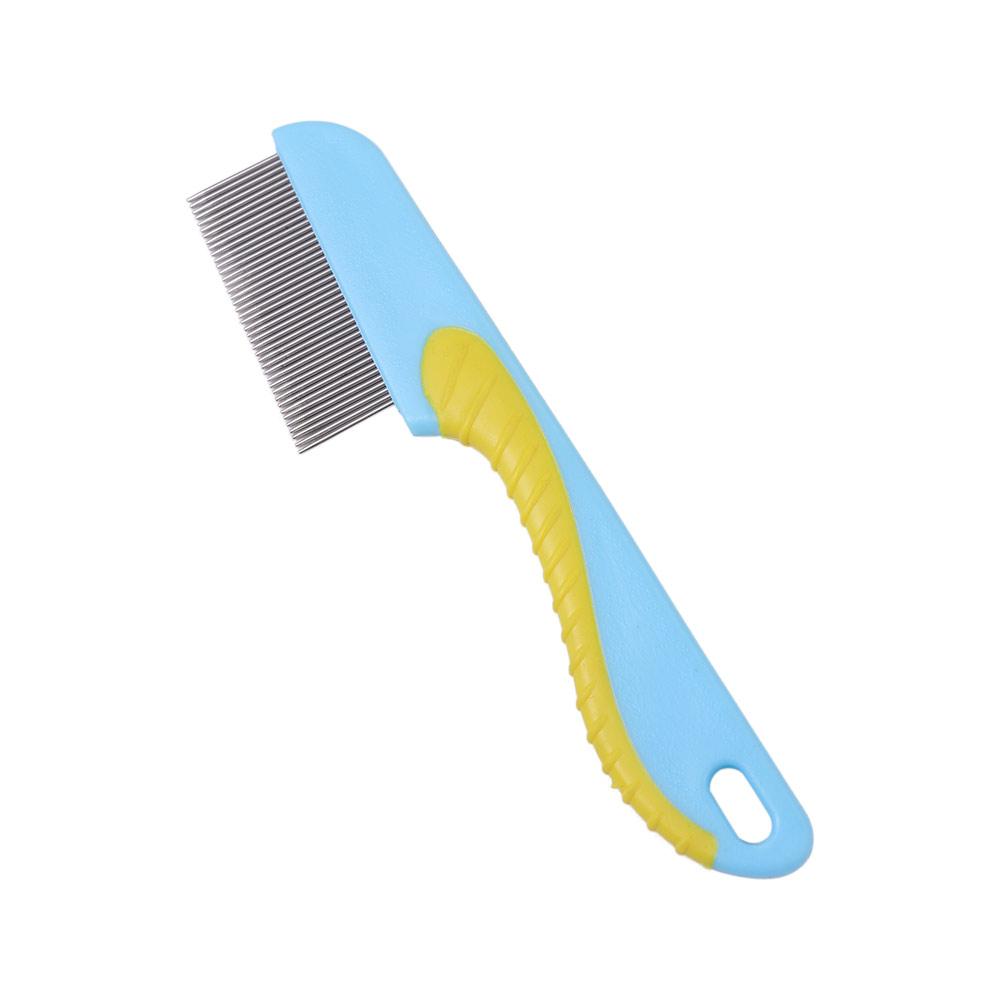 Pet Hair Accessories Stainless Steel Dog Flea Comb Fine Toothed Seahorse Shape Pet Hair Comb Long Short Lice Comb Cat