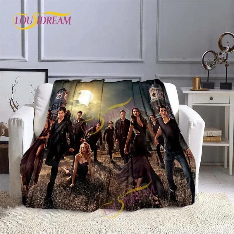 The Vampire Diaries 3D printing flannel plush blanket bedspread lazy blanket Sherpa blanket travel sofa quilt cover