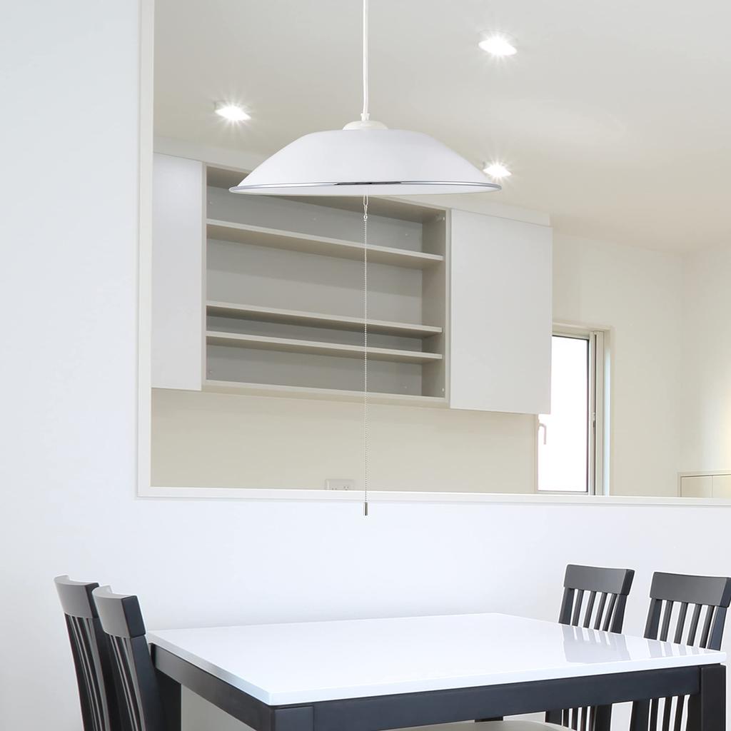 OHM Electric LED Western-Style Pendant Light, LT-Y40D8G-W1, Daylight, for 8-tatami rooms (Product Code: 06-3873)