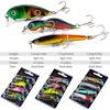Minnow Angeln Locken 4 teile/satz Crankbait Künstliche Harten Köder Fly Fishing Tackle Kunststoff Fisch Wobbler