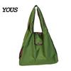 Foldable Eco Friendly Bags Large Capacity Shopping Bag, Lightweight Reusable Grocery Tote, Water Resistant Travel Organizers Polyester Storage Bag for