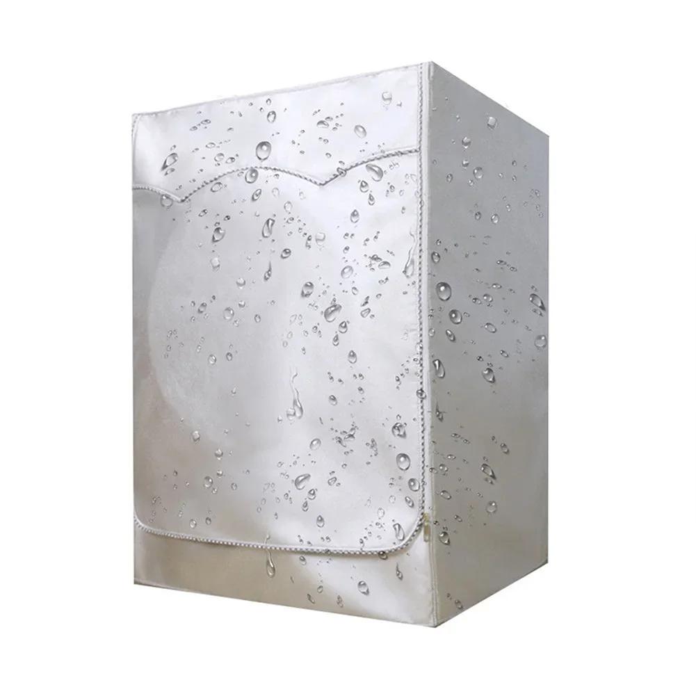 Sunscreen Dust Proof Cover Washing Machine Cover Waterproof Case Washing Machine Protective Dust Front Load Wash Dryer 4 Sizes