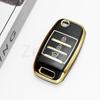 Fashion Tpu Remote Keyless Case Flip Folding Car Key Cover For Kia Ceed Sorento Cerato K2 K3 K4 K5 Sid Rio Soul Sportage