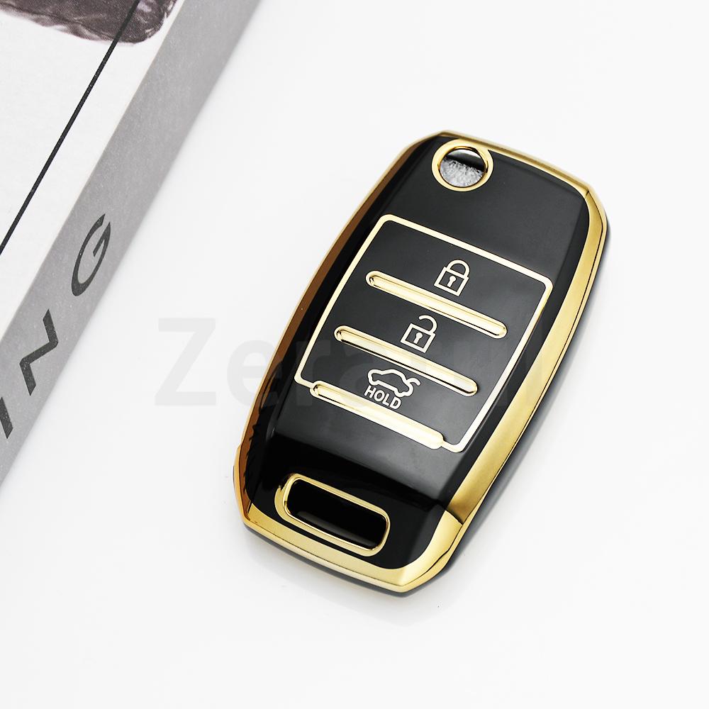 Fashion Tpu Remote Keyless Case Flip Folding Car Key Cover For Kia Ceed Sorento Cerato K2 K3 K4 K5 Sid Rio Soul Sportage