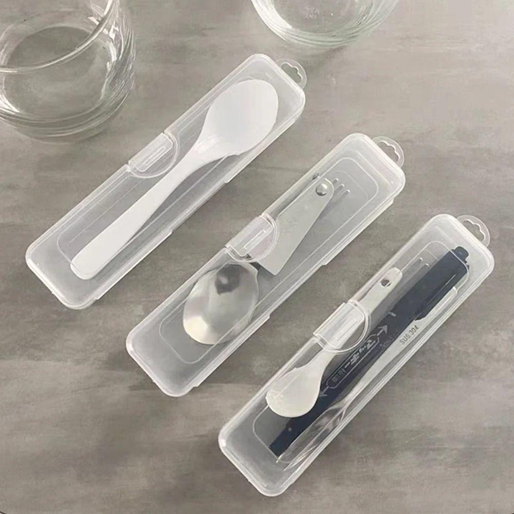 1Pcs Eyebrow Pencil Tableware Chopsticks Makeup Brush Storage Box with Cover Beauty Tools