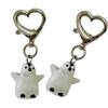 Multipurpose Lovely 3D Penguins Keychain Charm Sturdy Resin Animal Pendant for Women Men Kids Gifts Bag or Car Key