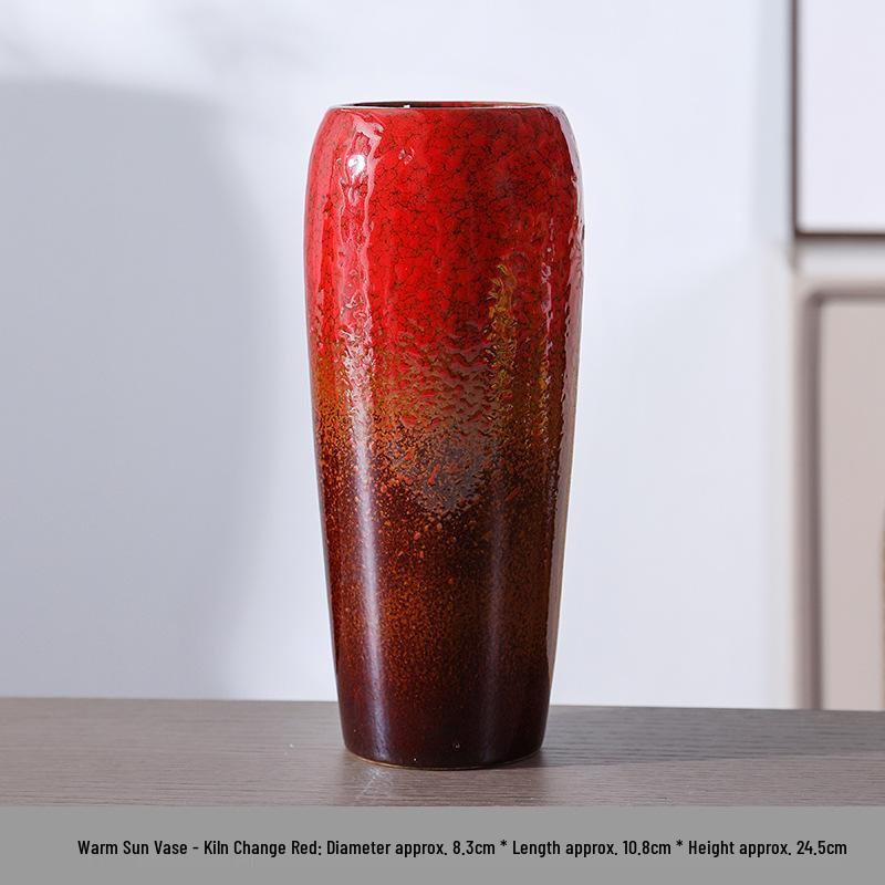 

Роскошная керамическая ваза для икебаны, обожженная в печи, для сухоцветов и декора