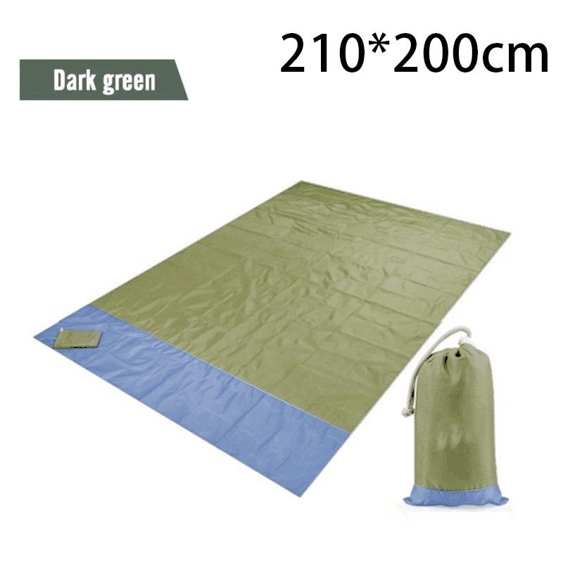 Waterproof Pocket Beach Blanket Folding Camping Mat Mattress Portable Lightweight Mat Outdoor Picnic Mat Sand Beach Mat
