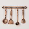 5Pcs Kitchen Dollhouse Miniature Spoon Shovel Cookware Tools DIY Accessories Kit
