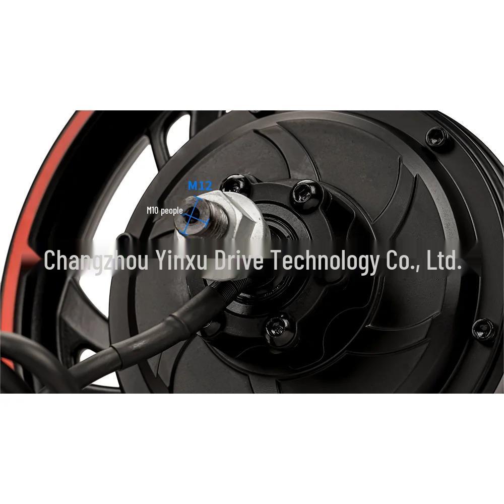 12" Brushless DC Electric Bicycle Hub Motor: 1000W/1500W, 36V-72V