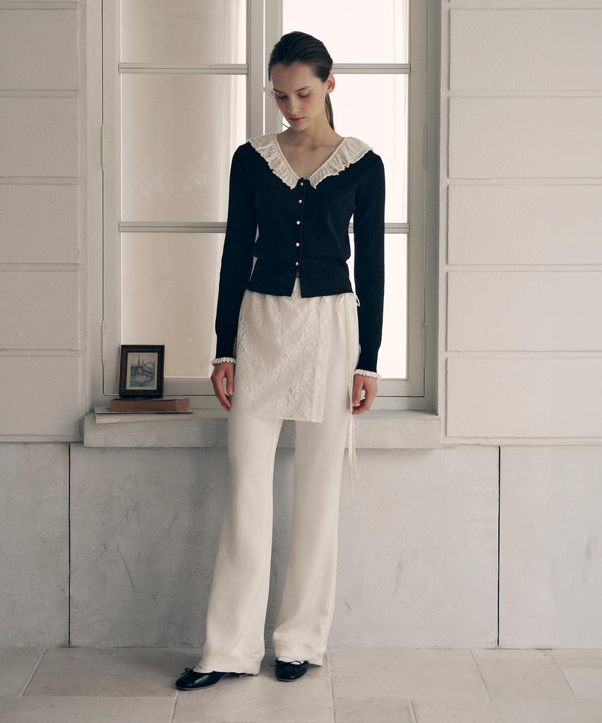 Lora Lora Lace Layered Pants Ivory